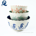 Factory Directly Sale Creative Printed Ceramic Snack Bowl